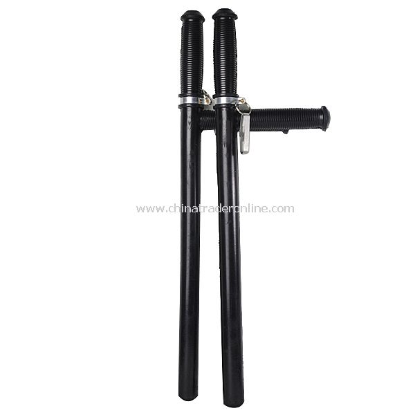 Police Officers Public Security Rubber Baton Black