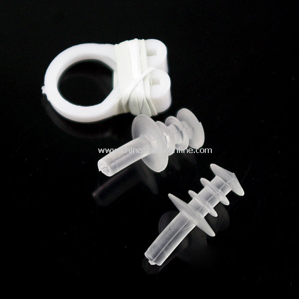 Soft Silicone Swimming Set Nose Clip+Ear Plug Earplug For Swimming Protection from China