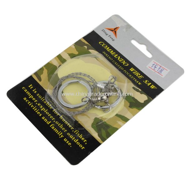 Steel Wire Saw Emergency Camping Hunting Survival Tool