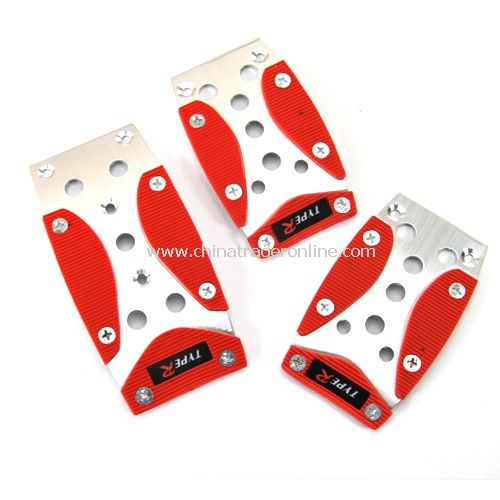 three - in - one manual quality aluminum alloy car foot pedal - rectangular pedal