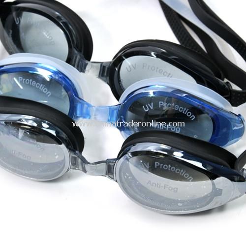 Waterproof / fog / UV protection anti-radiation swimming goggles - female models random color from China