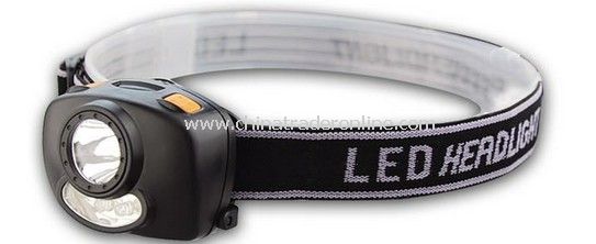 LED HEAD LAMP LIGHT TORCH CAMPING FLASHLIGHT from China