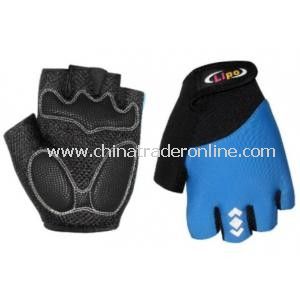 Cozy Outdoor Fiber Cloth Cycling Riding Half Finger Gloves