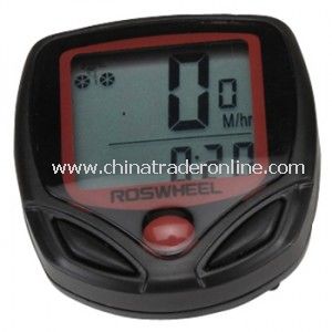 Plastics LCD Temperature Display Waterproof Cycling Computers