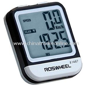 Plastics LCD Temperature Display Waterproof Cycling Computers