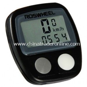 Plastics LCD Temperature Display Waterproof Cycling Computers