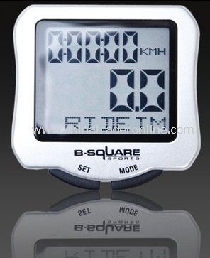 B-Square New LCD Cycle Computer Speedometer Bike Bicycle Meter White from China