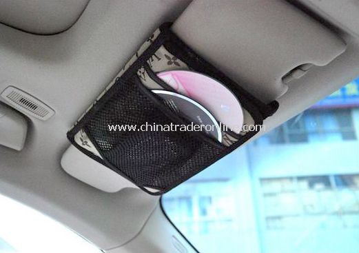 Advanced automotive sunvisors double treasure bag/large capacity storage bag from China