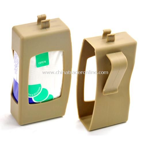 Mini car visor tissue boxes color random from China