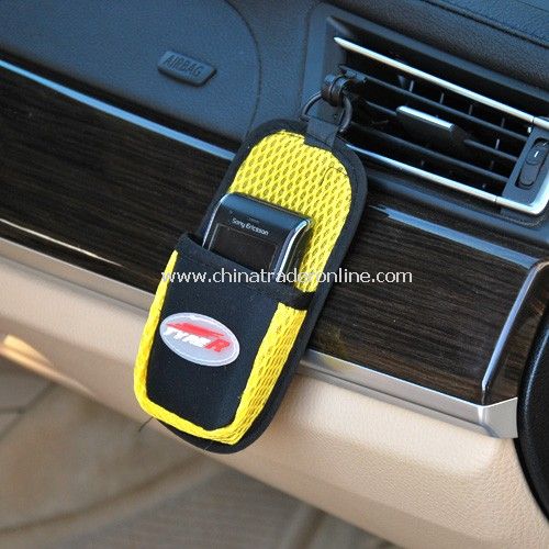 Car with multi-function out of outlet cell phone pocket random color from China