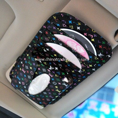 two in one new car Picks of visor board (CAR CD folder + Tissue Box)