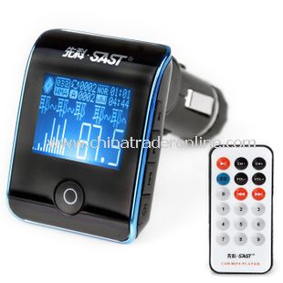 Car MP3 Player with FM Transmitter Built in 4GB flash memory from China