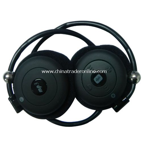 BLUETOOTH + MP3 SPORTS HEADSET WITH TF CARD SLOT