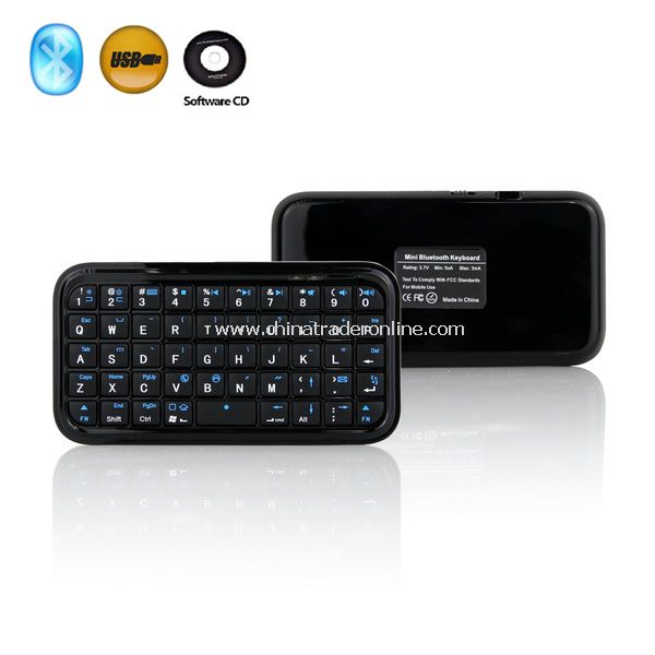 Wireless Bluetooth Keyboard for Mac PC PDA IPAD Smart Phone from China