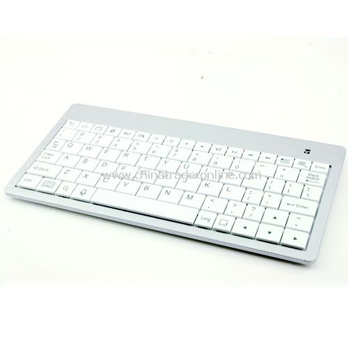 2.4GHz Mini Wireless Bluetooth Keyboard For Laptop PC PS3 PDA White