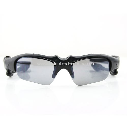 Glass black Sunglasses Sun Glasses Bluetooth Headset headphone