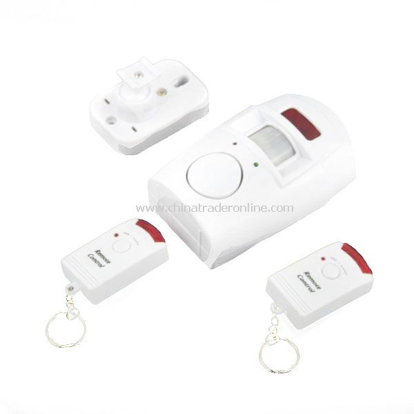 Home Motion Sensor 105dB Alarm with 2 Remote Control