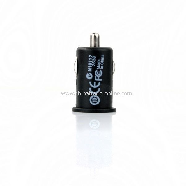 Mini Car Charger Adaptor for iPhone 3G 3GS 4G Black from China