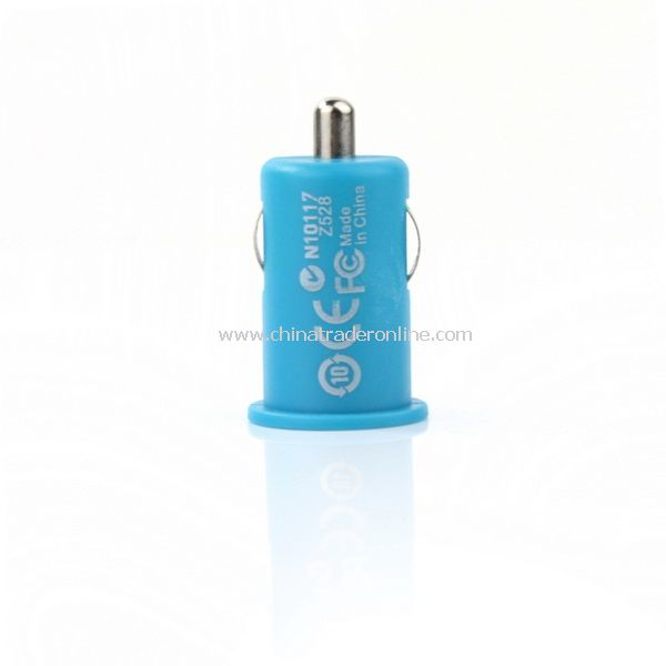 Mini Car Charger Adaptor for iPhone 3G 3GS 4G Blue from China