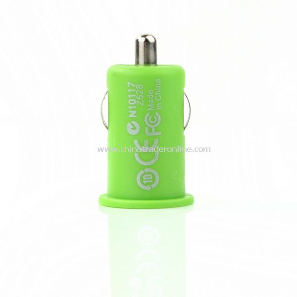 Mini Car Charger Adaptor for iPhone 3G 3GS 4G Green from China