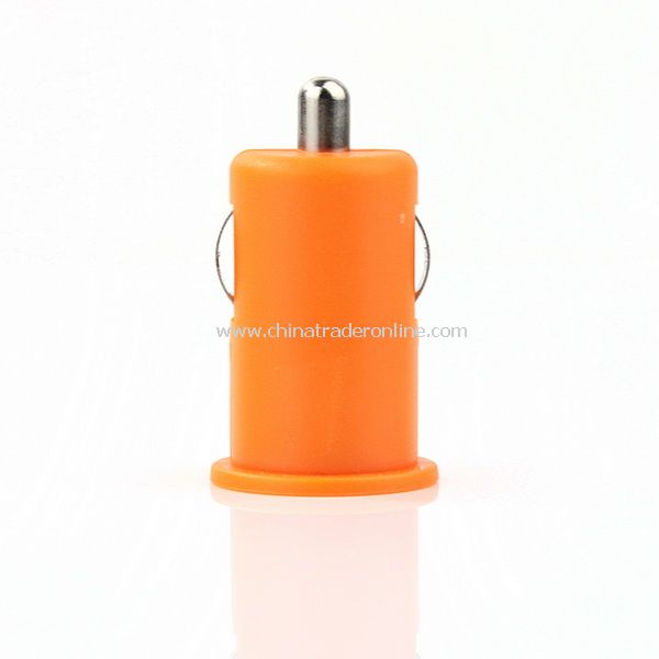 Mini Car Charger Adaptor for iPhone 3G 3GS 4G Orange