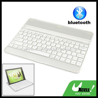 White Wireless bluetooth Keyboard for Apple iPad 1 2nd 3rd Generation PC