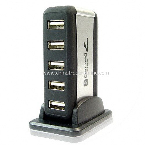 7 Port USB 2.0 Hub - Support 480 Mps Data Speed