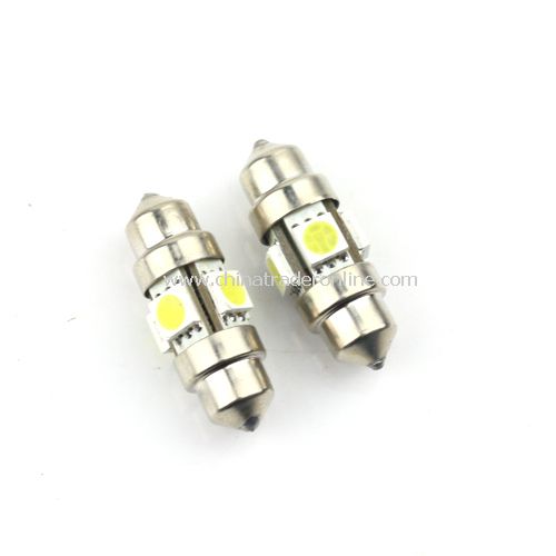 Double peak 31 mm 5050 4 SMD LED party hat license plate lamp reading lamp door lamp tail box lamp from China