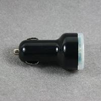 Dual Mini USB Car DC Charger for Apple iPod iPhone MP3 from China