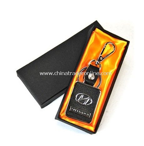 Leather three logo keychain - Modern from China