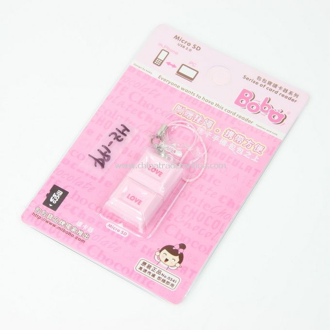 pink chocolate Cartoon Mobile Reader