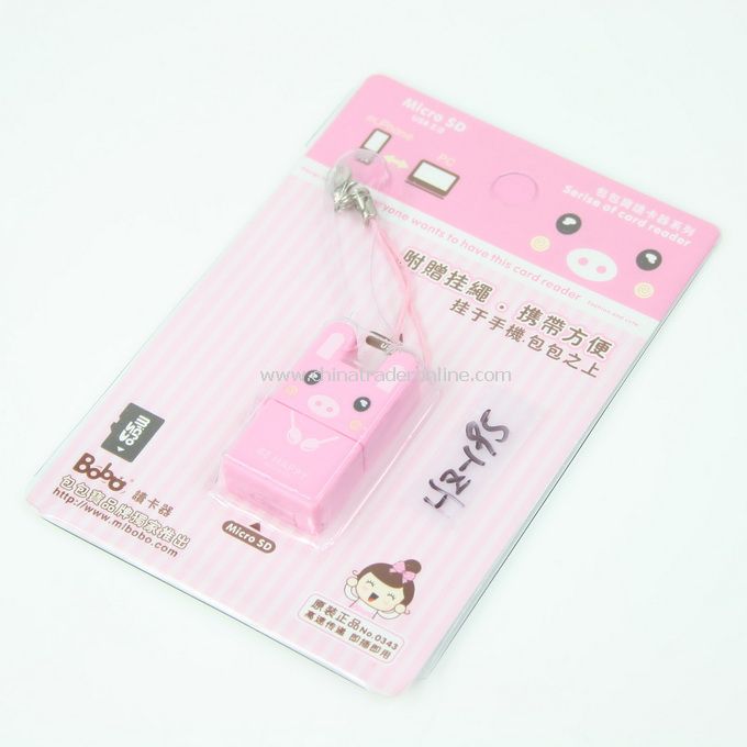 pink mini pig Cartoon Mobile Reader from China