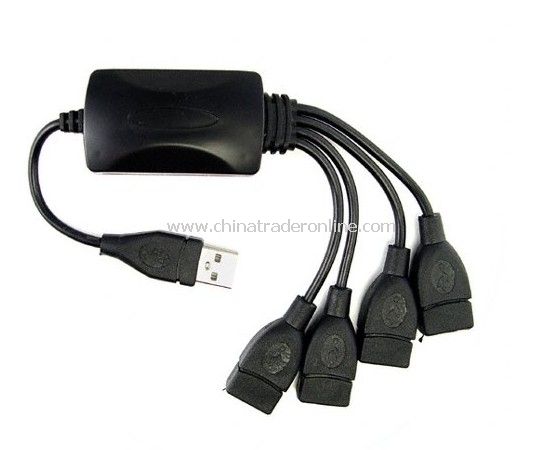 Versatile 4 Port USB 2.0 Squid Hub