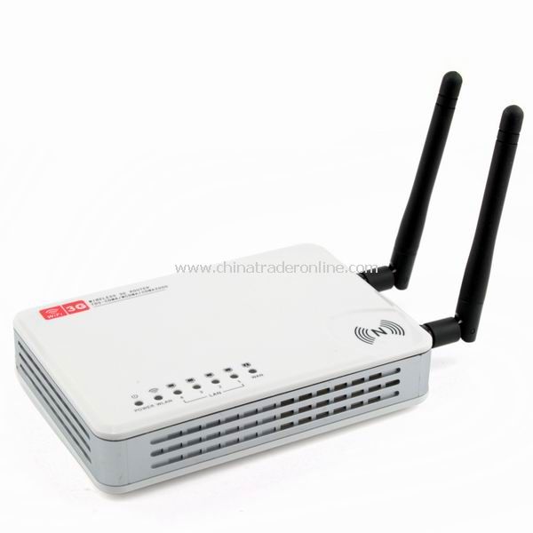 300M 3G/WAN Wireless N WiFi USB AP Router 2 Antennas from China