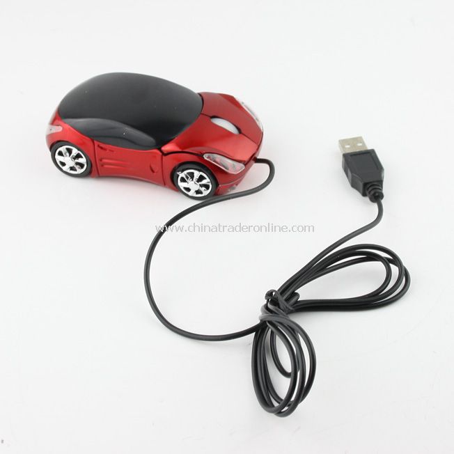 Mini Car Shaped USB 2.0 3D Optical Mouse Mice w/ Scroll Wheel for PC Laptop Notebook Computer