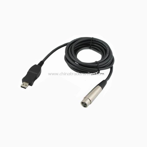 PC Karaoke Online Singing Mic +USB 7.1 sound card cable