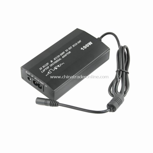 100W Universal AC Power Charger Adapter for Notebook Laptop with DC Car Adapter from China