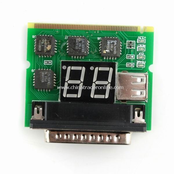 2 Digit USB LPT PCI Laptop PC Analyzer Tester Post Card from China