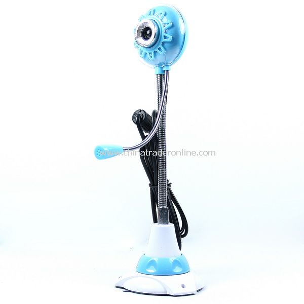 5.0 Megapixel USB PC Digital Camera Webcam w/ Mic Blue from China