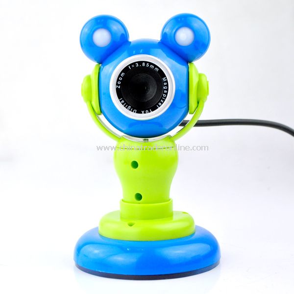 5.0 MP USB PC Camera Mickey Mouse Shaped Webcam
