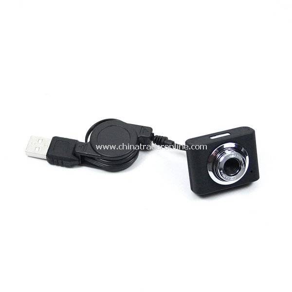 5.0 MP USB Webcam Web Camera for Laptop w/Clip Black
