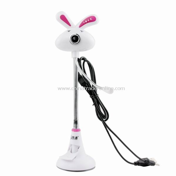 8.0 Mega pixel Rabbit Shaped USB Digital PC Camera Webcam