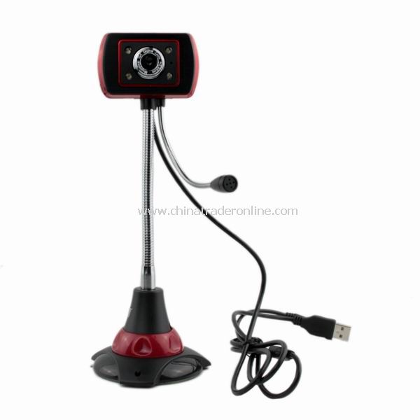 8.0 Mega pixel rectangle Shaped USB Digital PC Camera Webcam w/ Mic from China