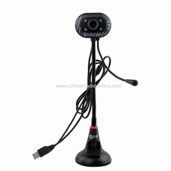 8.0 Mega pixel USB Digital PC Camera Webcam w/ Mic LED Light