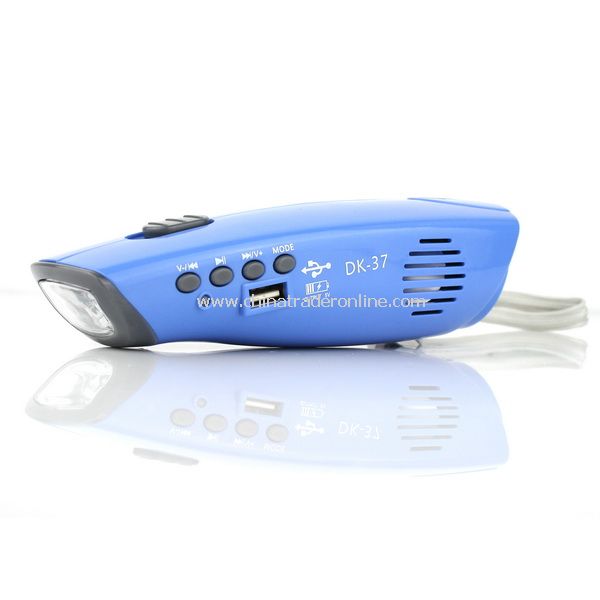 Mini TF Card Audio Speaker w/FM Radio LED Lamp from China