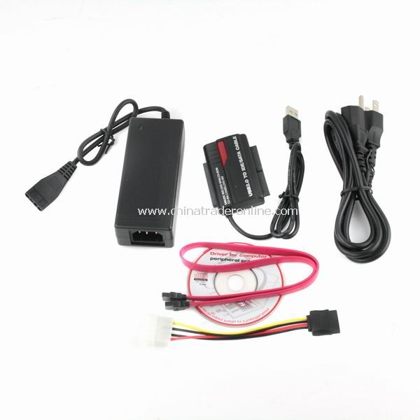 USB 2.0 TO SATA IDE Hard Drive Adapter Converter Cable from China