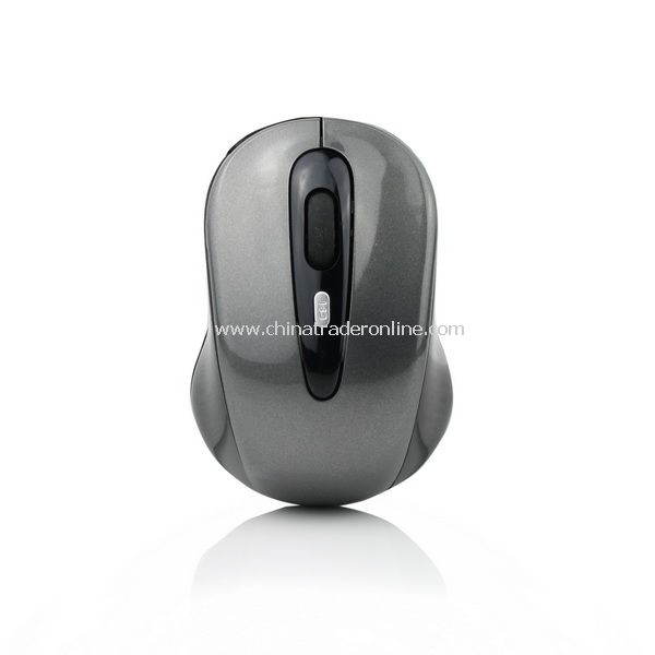 10M 2.4G Wireless Optical USB Mouse for Laptop PC gray from China