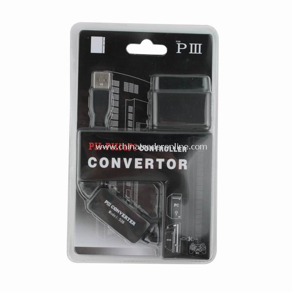 New USB PS2 to PS3 Game Controller Convertor Adapter PC