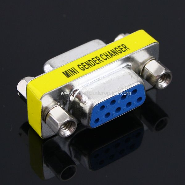 DB9P RS232 Female to Female Connector from China