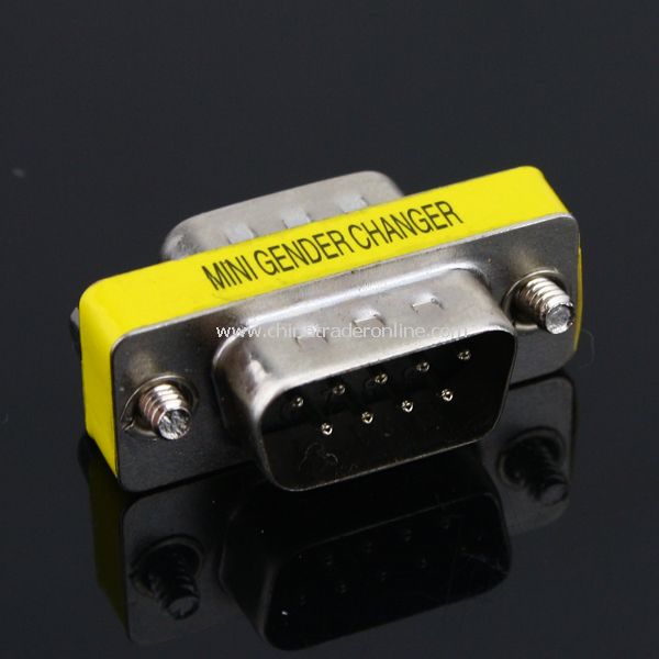 DB9P RS232 Male to Male 9-pin Connector from China